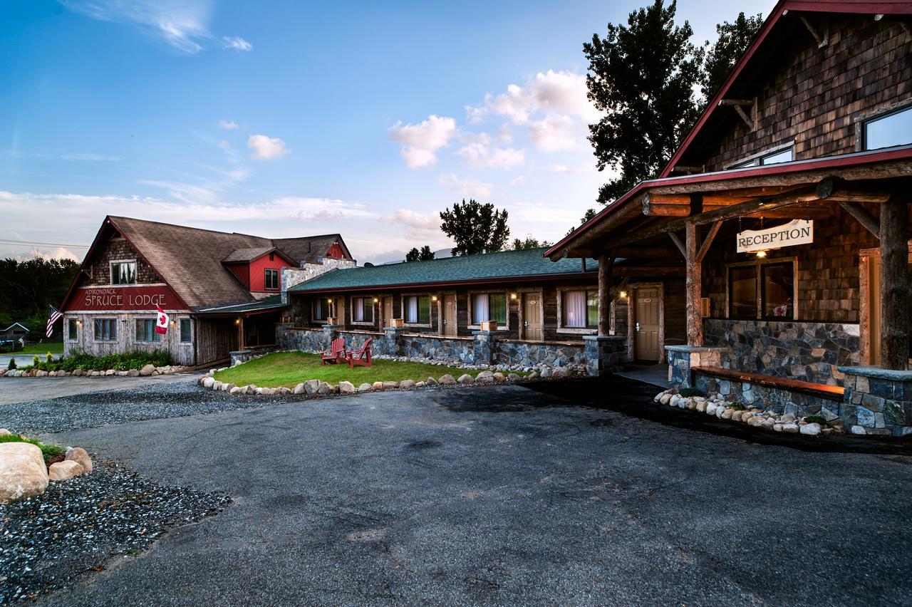Adirondack Spruce Lodge Wilmington Bagian luar foto
