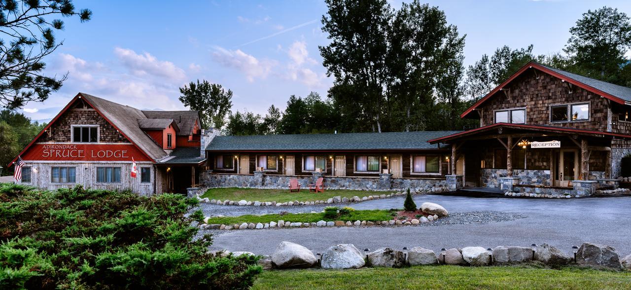 Adirondack Spruce Lodge Wilmington Bagian luar foto