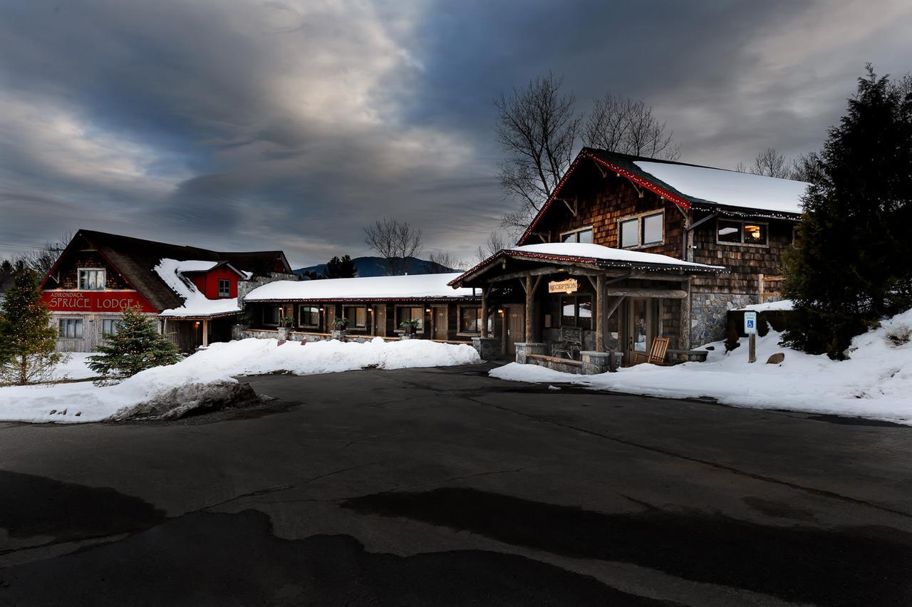 Adirondack Spruce Lodge Wilmington Bagian luar foto