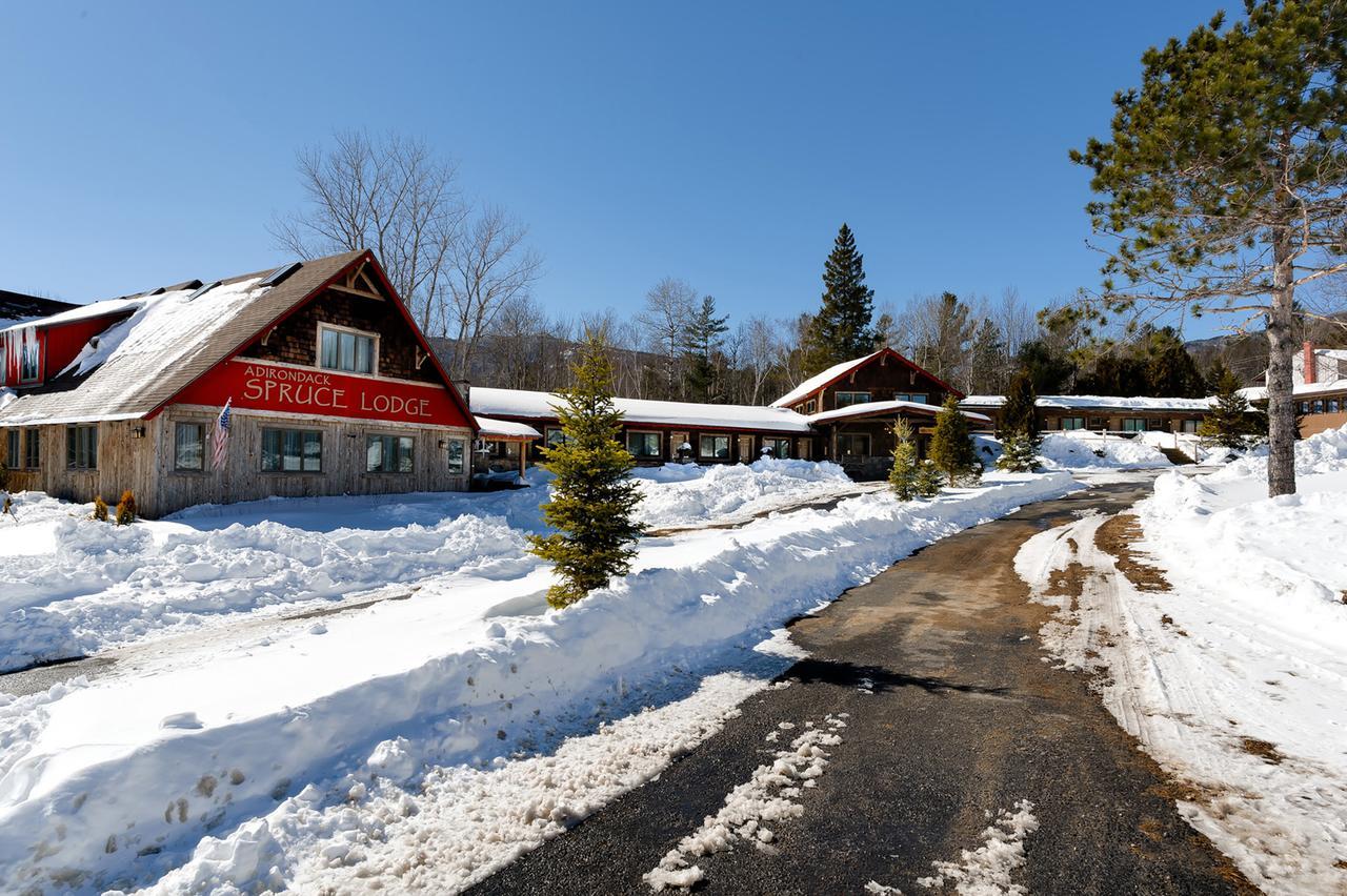 Adirondack Spruce Lodge Wilmington Bagian luar foto