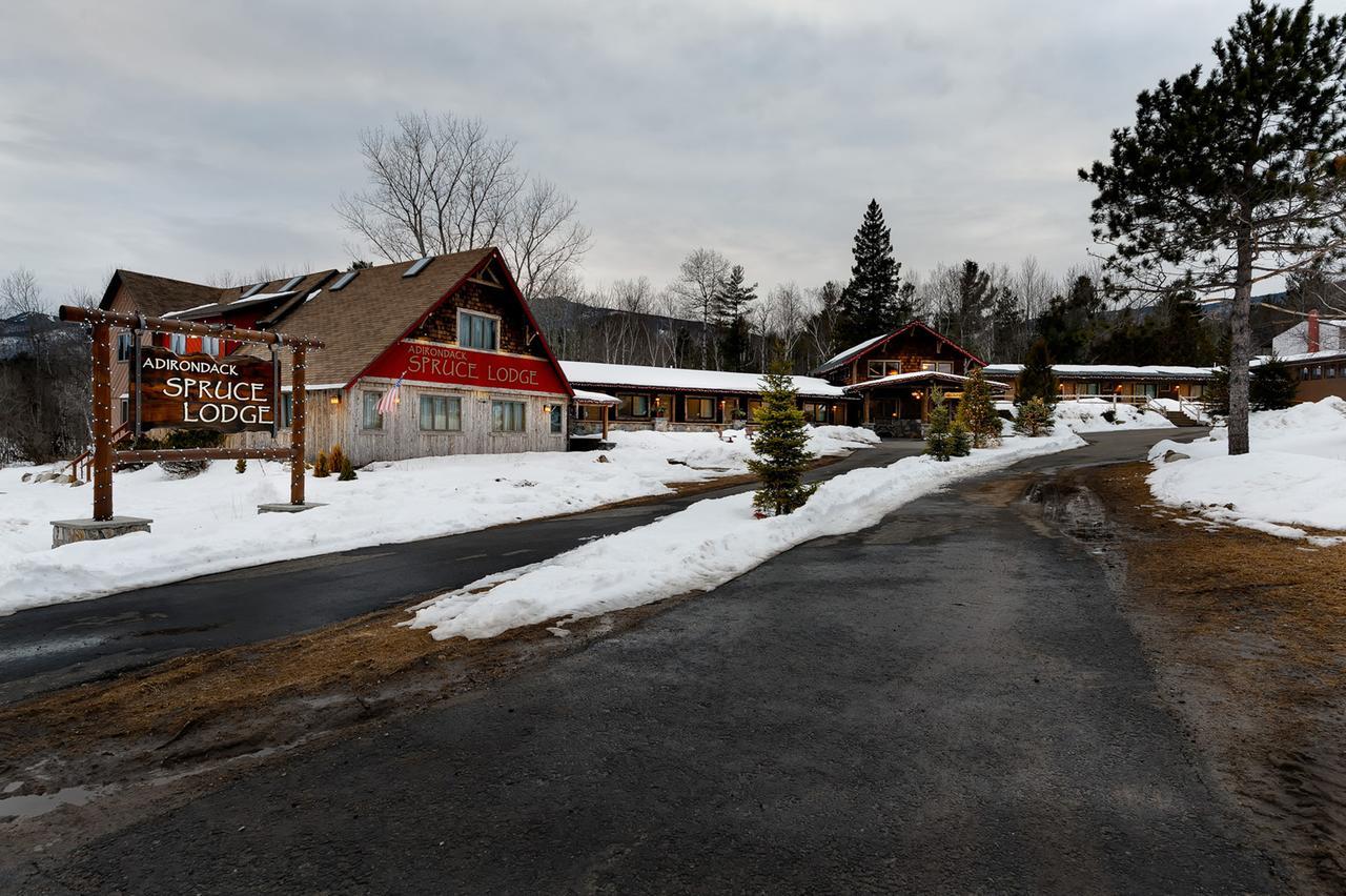 Adirondack Spruce Lodge Wilmington Bagian luar foto